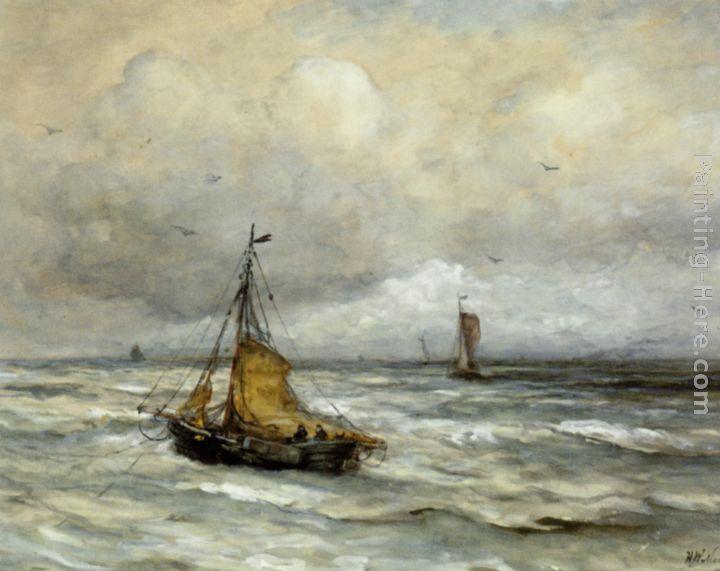 Hendrik Willem Mesdag Off The Coast